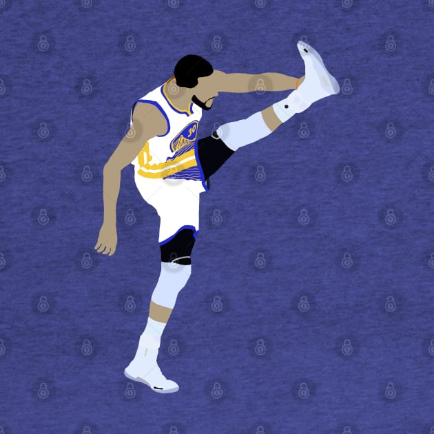 Steph Curry Leg Kick Celebration by rattraptees